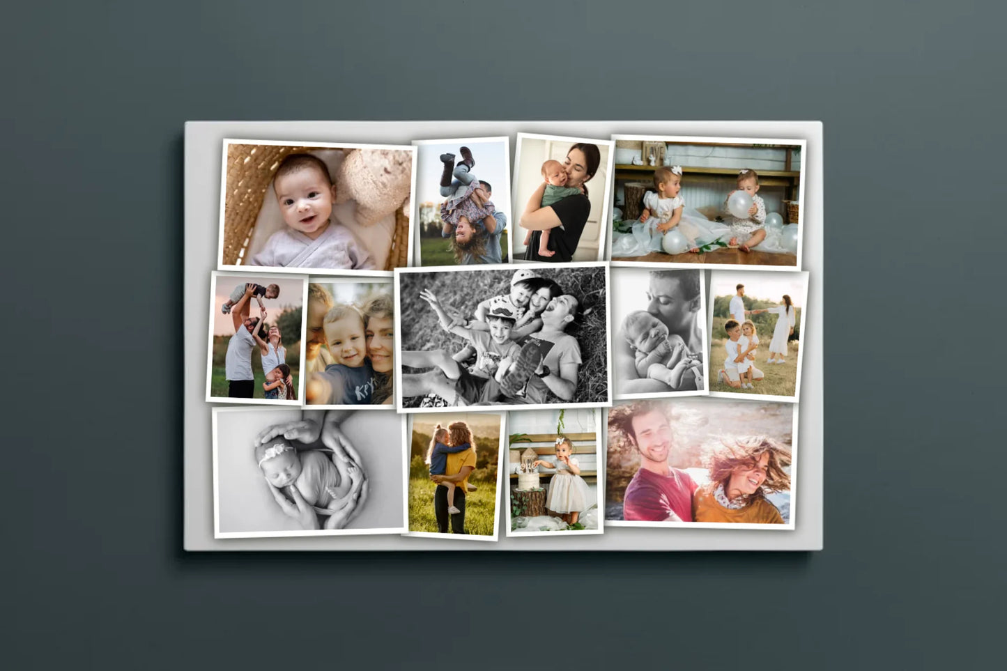 Landscape Canvas Hanging on Wall Mockup copy