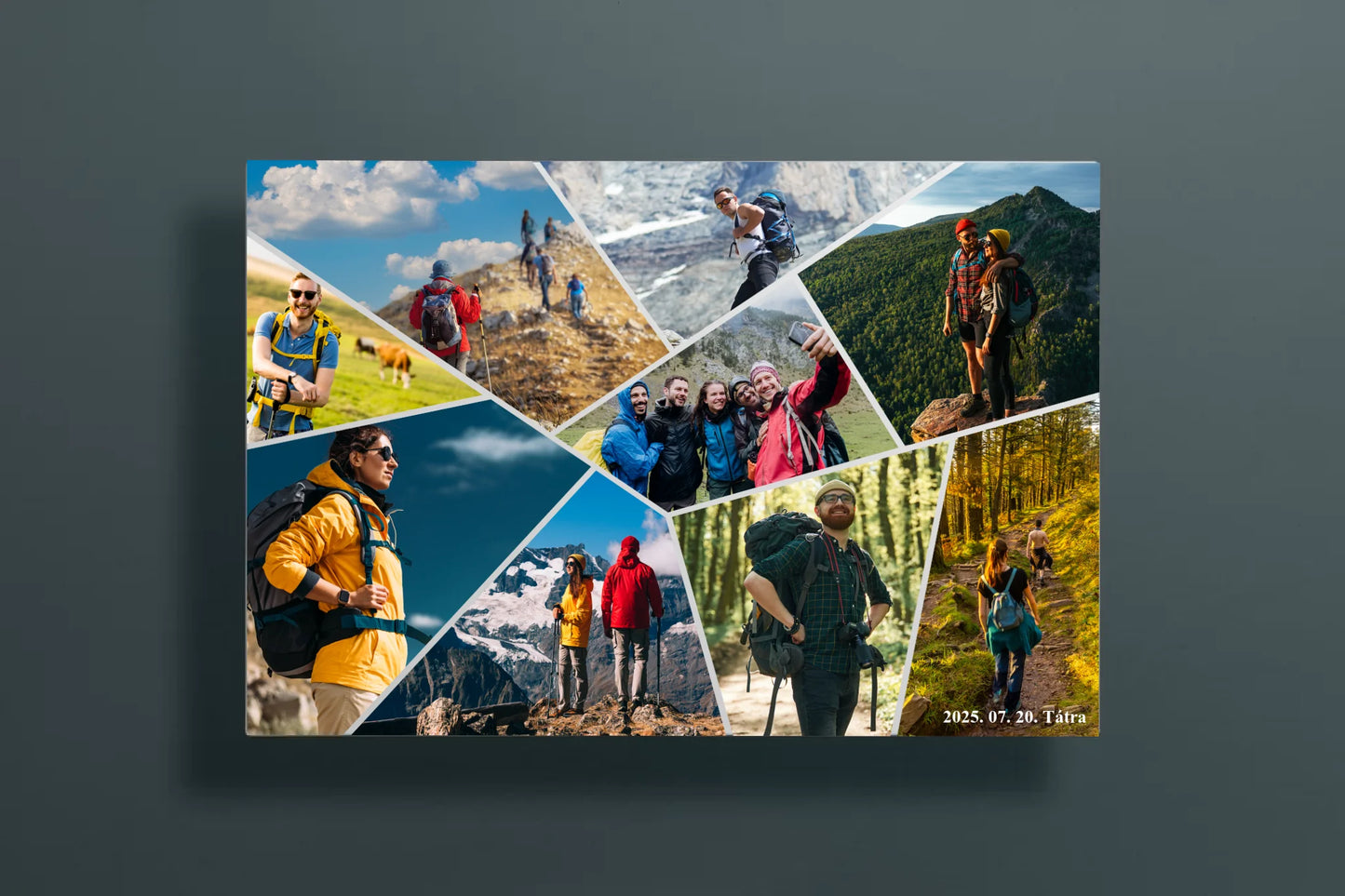 Landscape Canvas Hanging on Wall Mockup copy42
