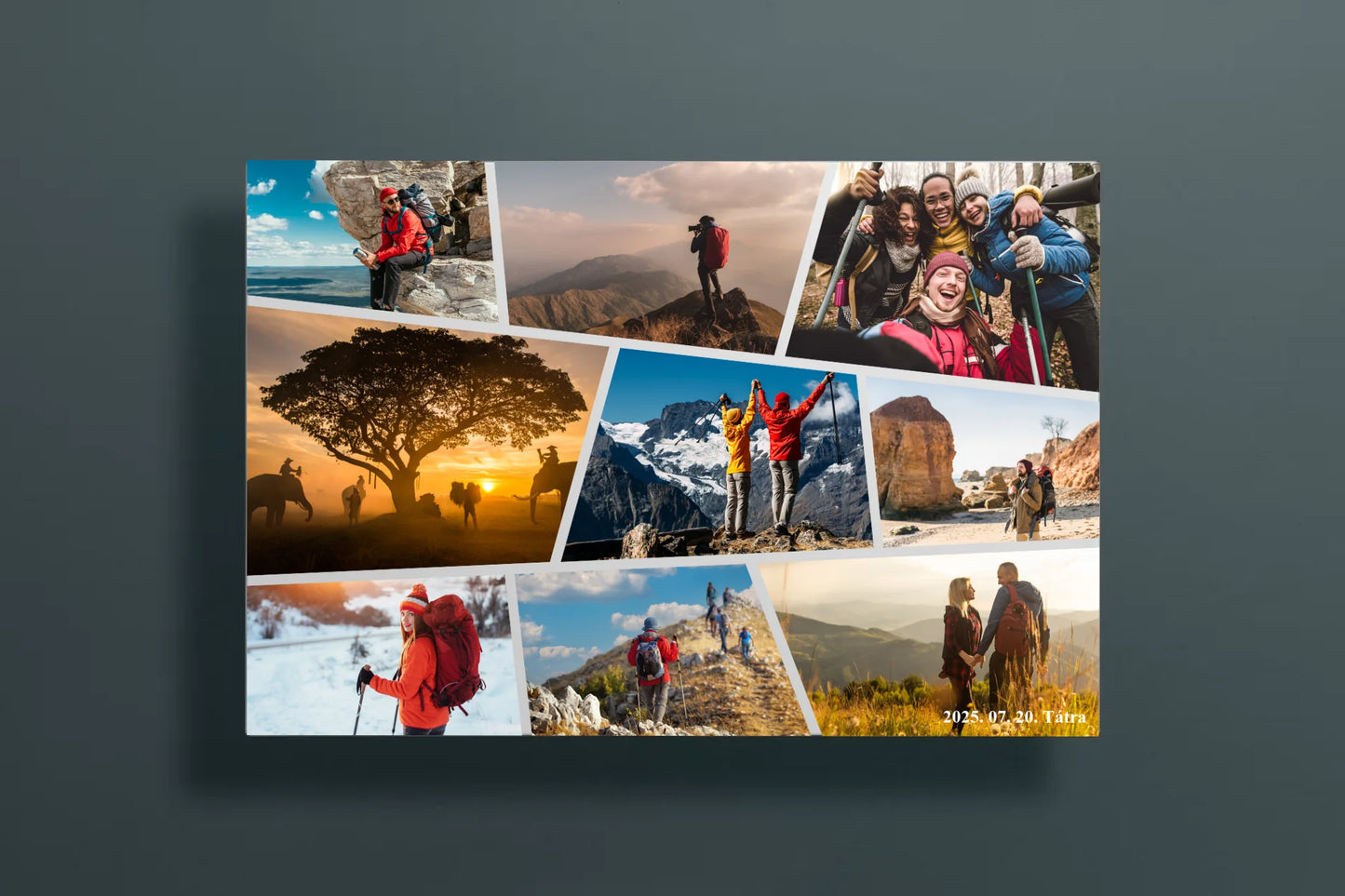Landscape Canvas Hanging on Wall Mockup copy42