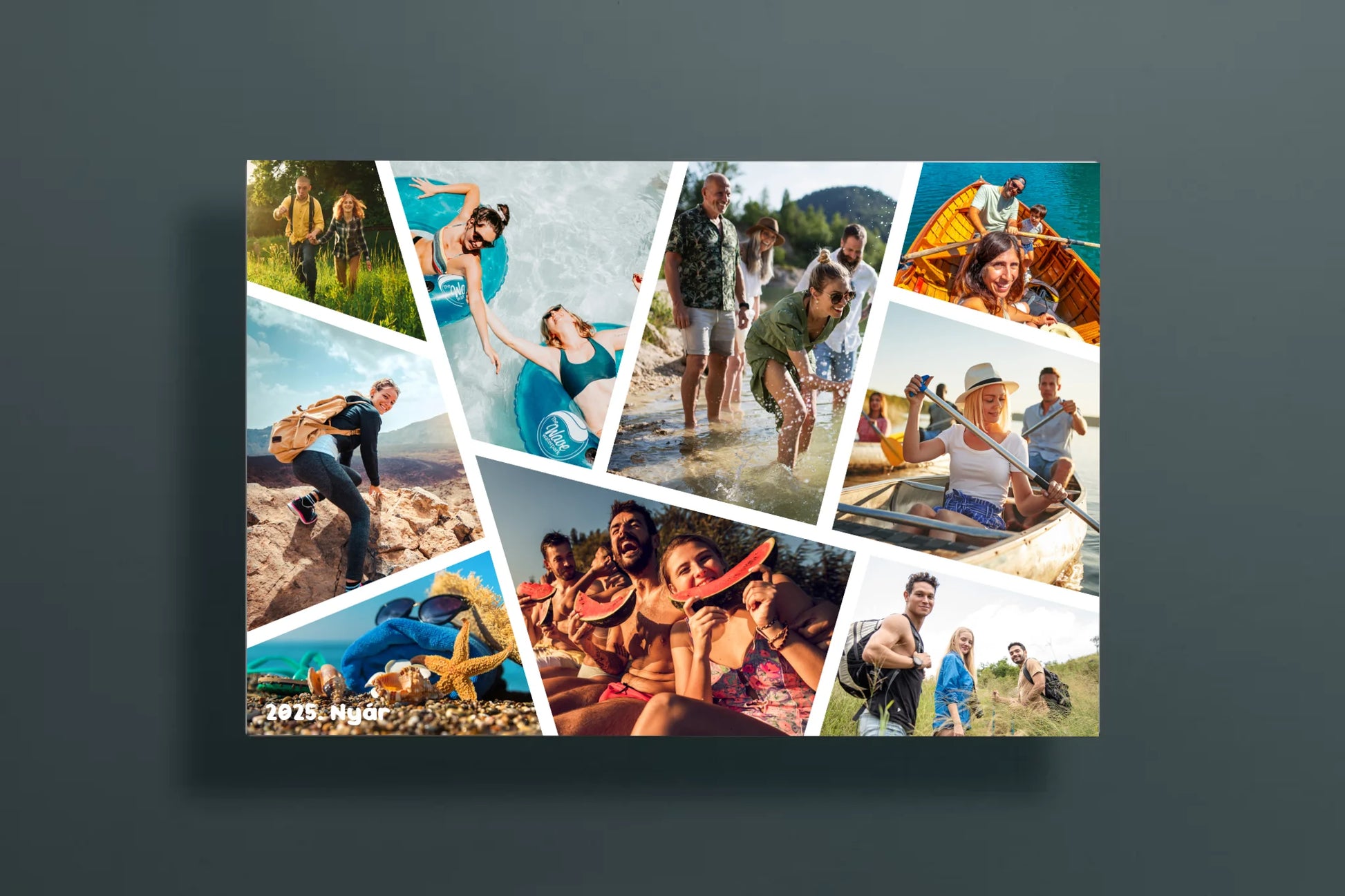 Landscape Canvas Hanging on Wall Mockup copy42