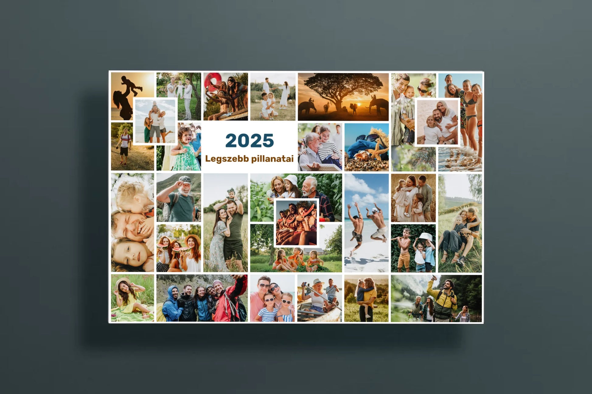 Landscape Canvas Hanging on Wall Mockup copy42