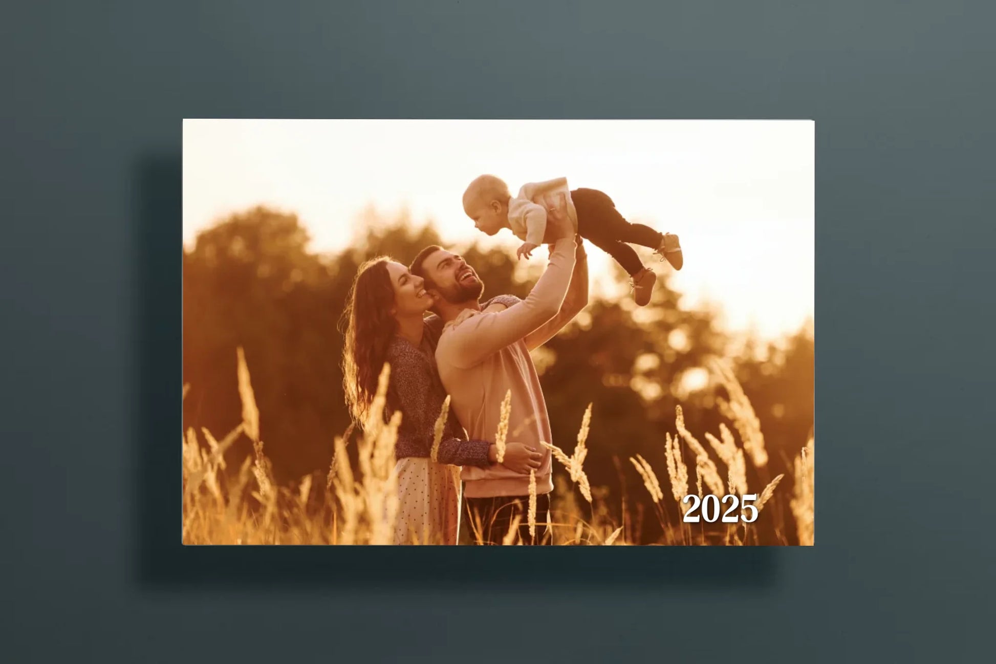 Landscape Canvas Hanging on Wall Mockup copy42