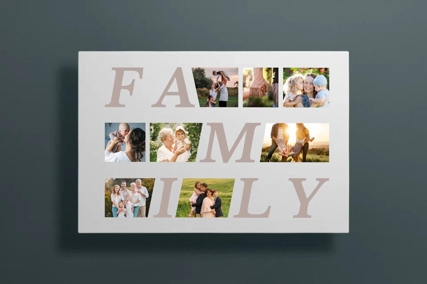 Landscape Canvas Hanging on Wall Mockup copy42