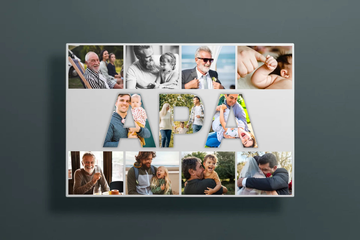 Landscape Canvas Hanging on Wall Mockup copy42