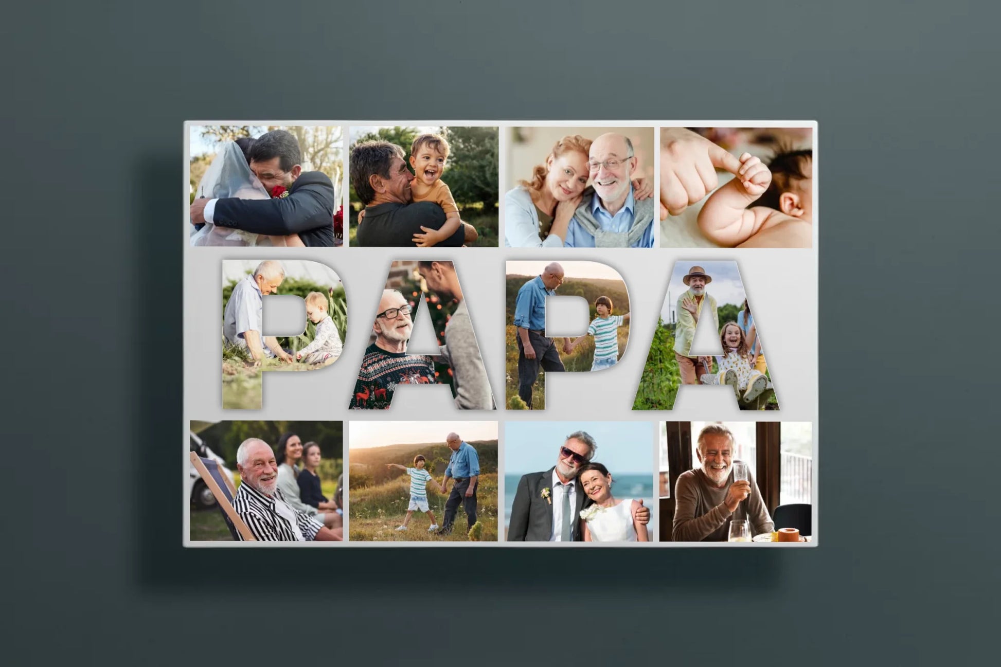 Landscape Canvas Hanging on Wall Mockup copy42